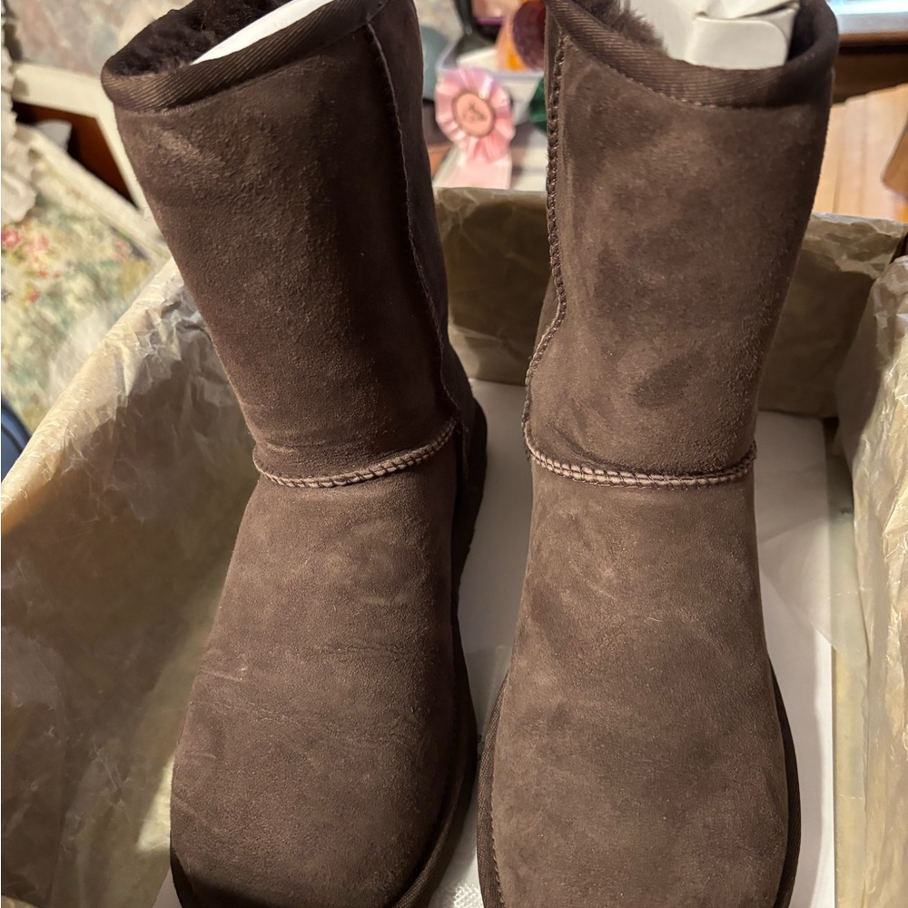 UGG Chocolate Suede Boots